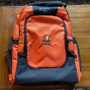 Sunkist logo backpack